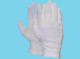 Handschoen katoen wit per paar